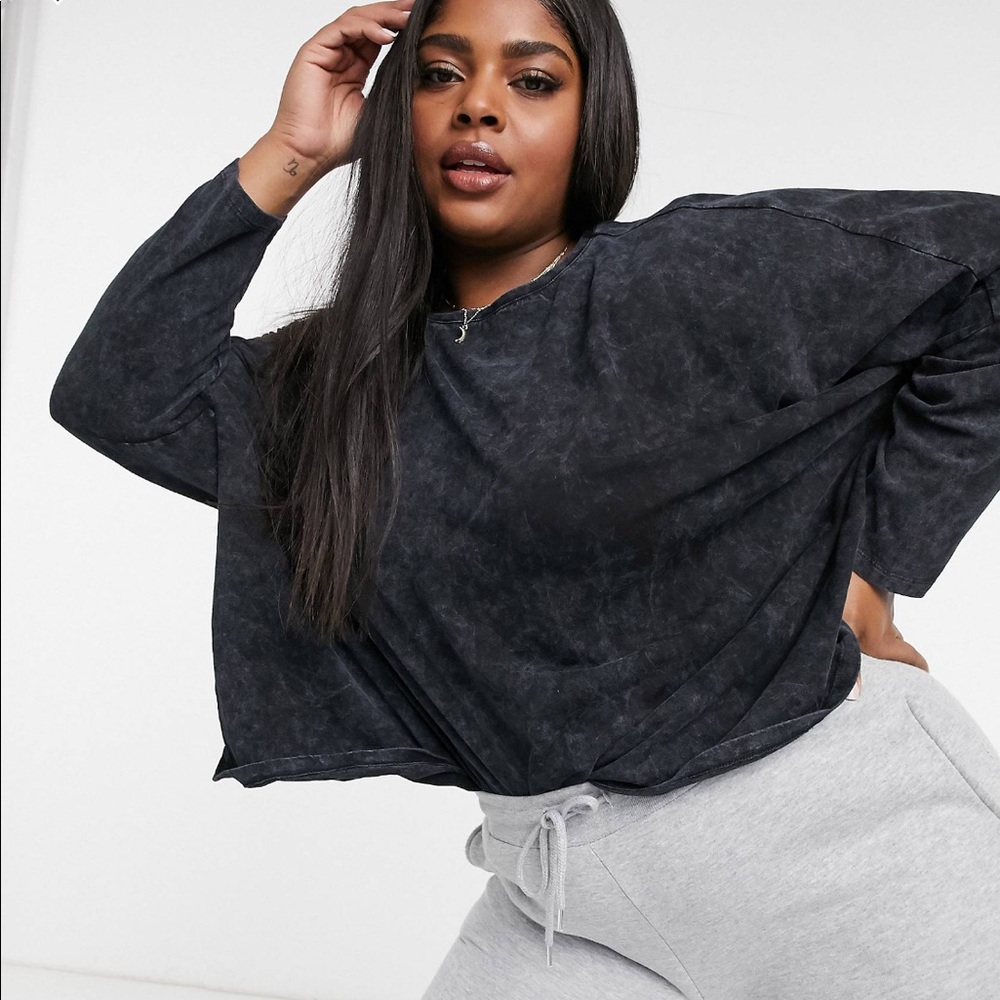 ASOS Curve Batwing Slouchy Top